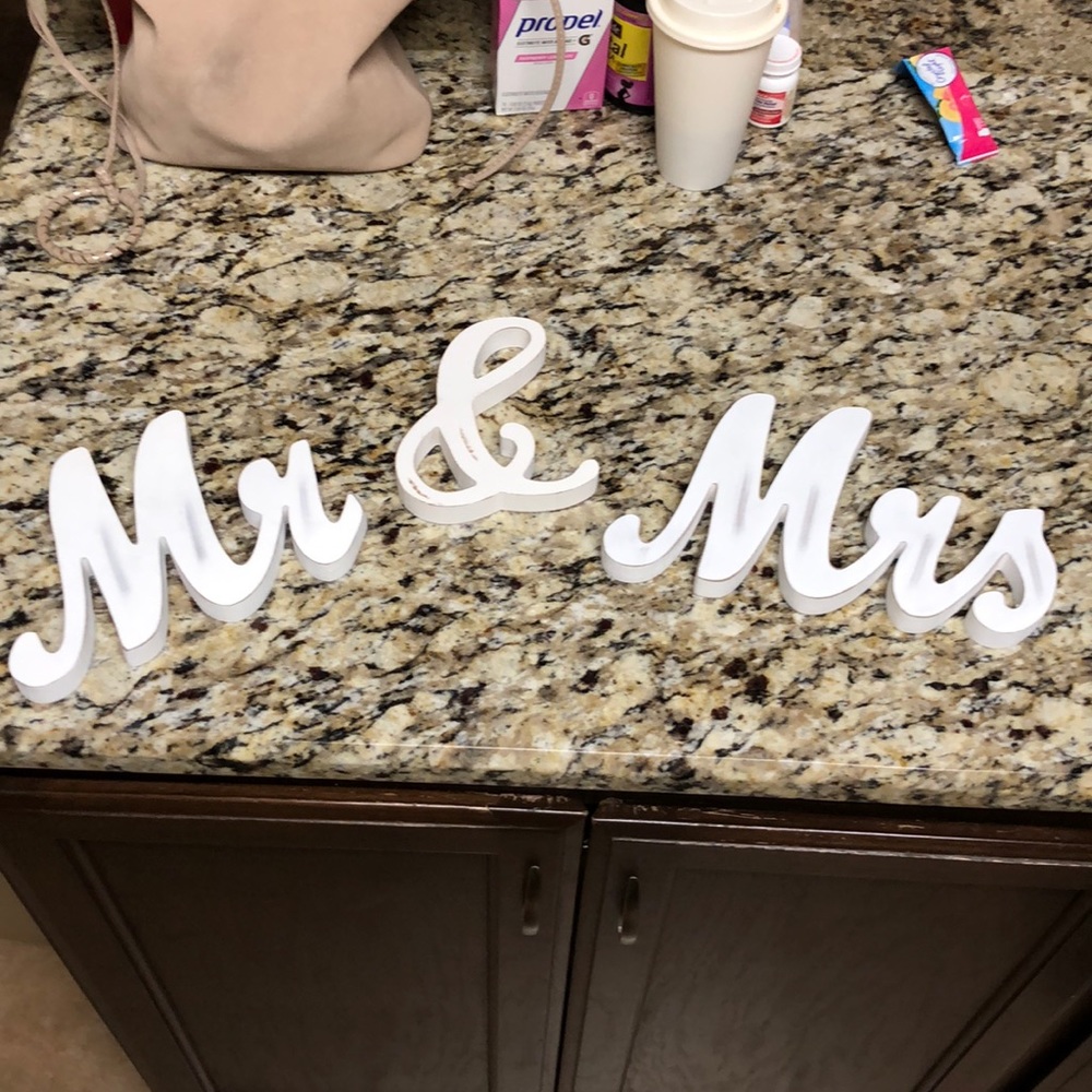 Mr & Mrs wedding